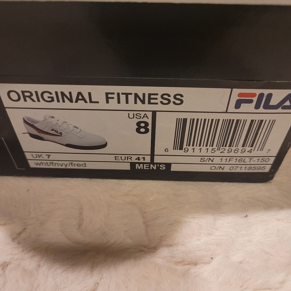 Fila Men's Size 8 red/white/blue - Picture 5 of 6